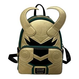 Marvel Loki Loungefly Gold and Black Backpack